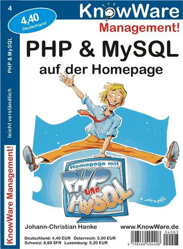 Php und mysql auf der - der, homepage